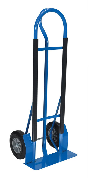 HD P-HANDLE TRUCK 600 LB HARD RUBBER